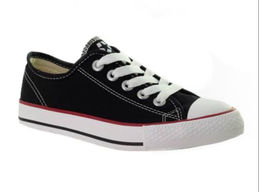 TENIS CANVAS LOW KIDS PRETO 30