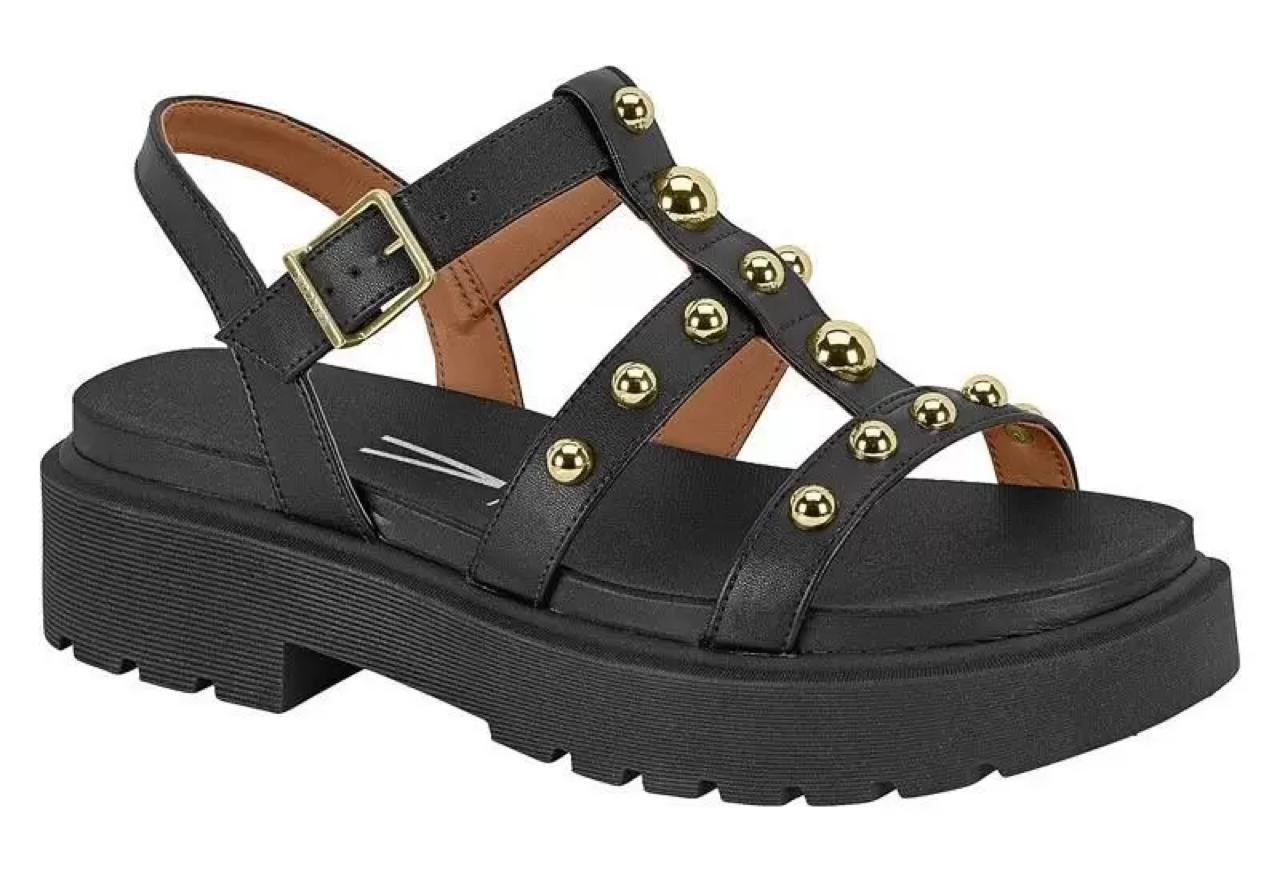 SANDALIA FEM. DE USO COMUM/PRETO