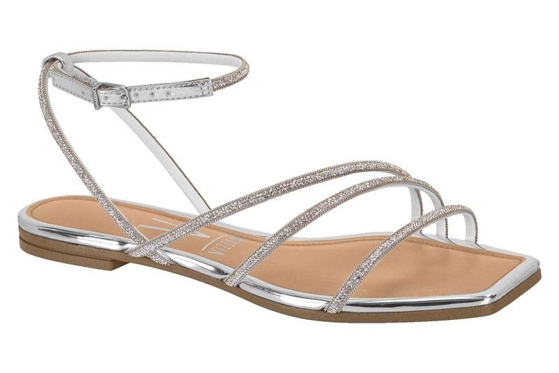 SANDALIA FEM. DE USO COMUM BCO/CRISTAL