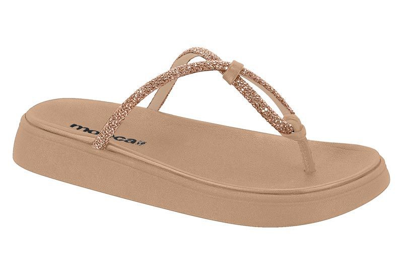 SANDALIA FEM. DE USO COMUM OURO ROSADO