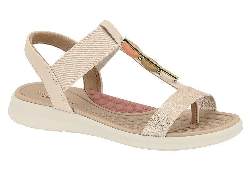 SANDALIA FEM. DE USO COMUM CREME