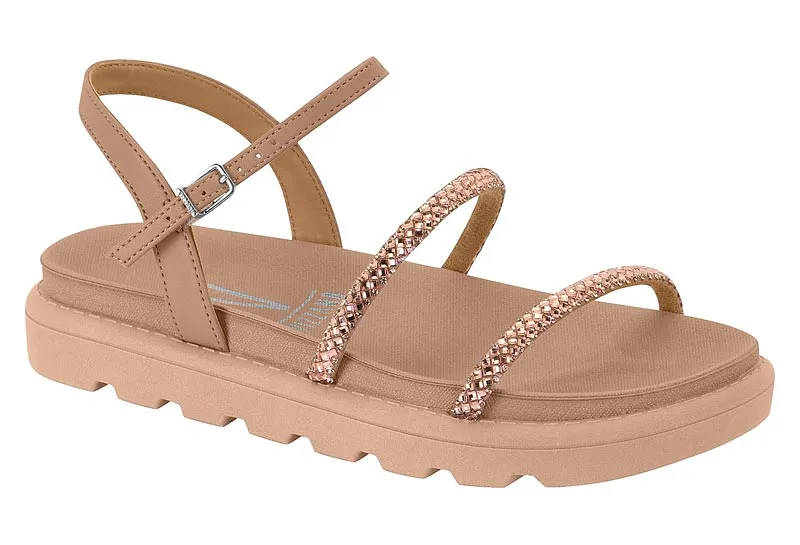 SANDALIA FEMININA DE USO COMUM CAMEL