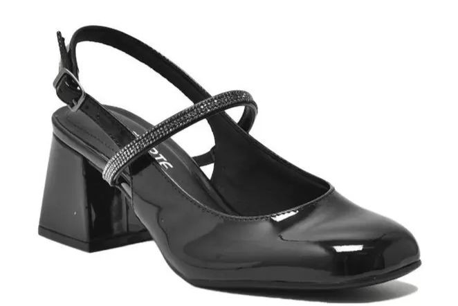 SAPATO 067-003-01 EM SINTE PRETO