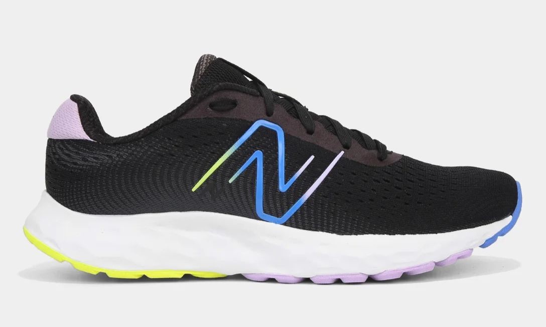 W520-TENIS NB 520V8 FEMININO-PRE/LI