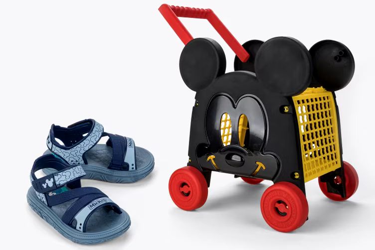 SANDALIA DISNEY BABY CAR  AZUL/AZUL