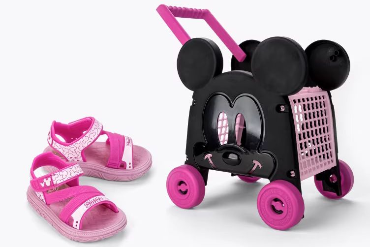 SANDALIA DISNEY BABY CAR  ROSA/ROSA