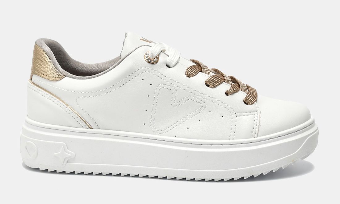 TENIS 120-001-01 EM SINTE BRANCO/AV