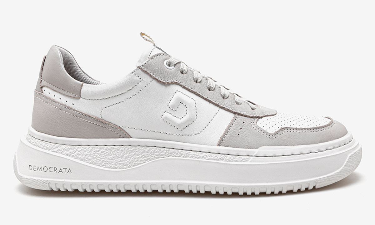 SAPATENIS MASC OFF WHITE, COURO BOV