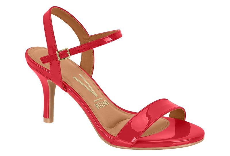 SANDALIA FEM. DE USO COMUM VERMELHO
