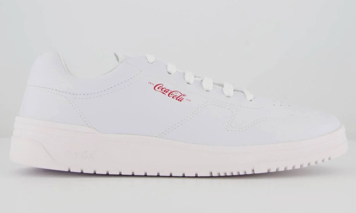 TENIS BOISE BRANCO/VERMELHO