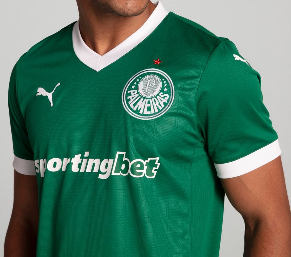 CAMISA PALMEIRAS TORCEDOR HOME JERSEY 25
