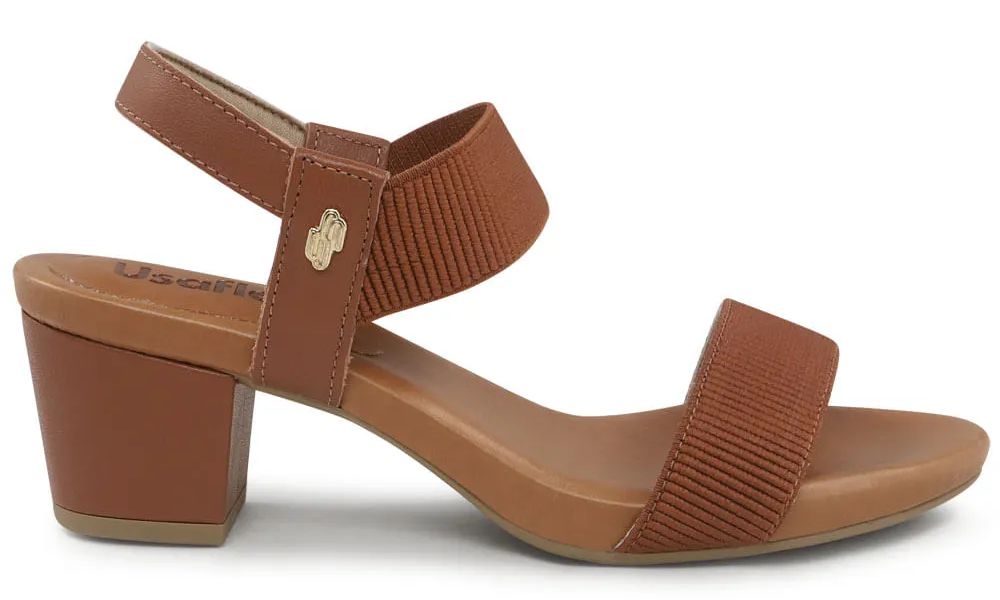 SANDALIA SALTO BLOCO TERRACOTA