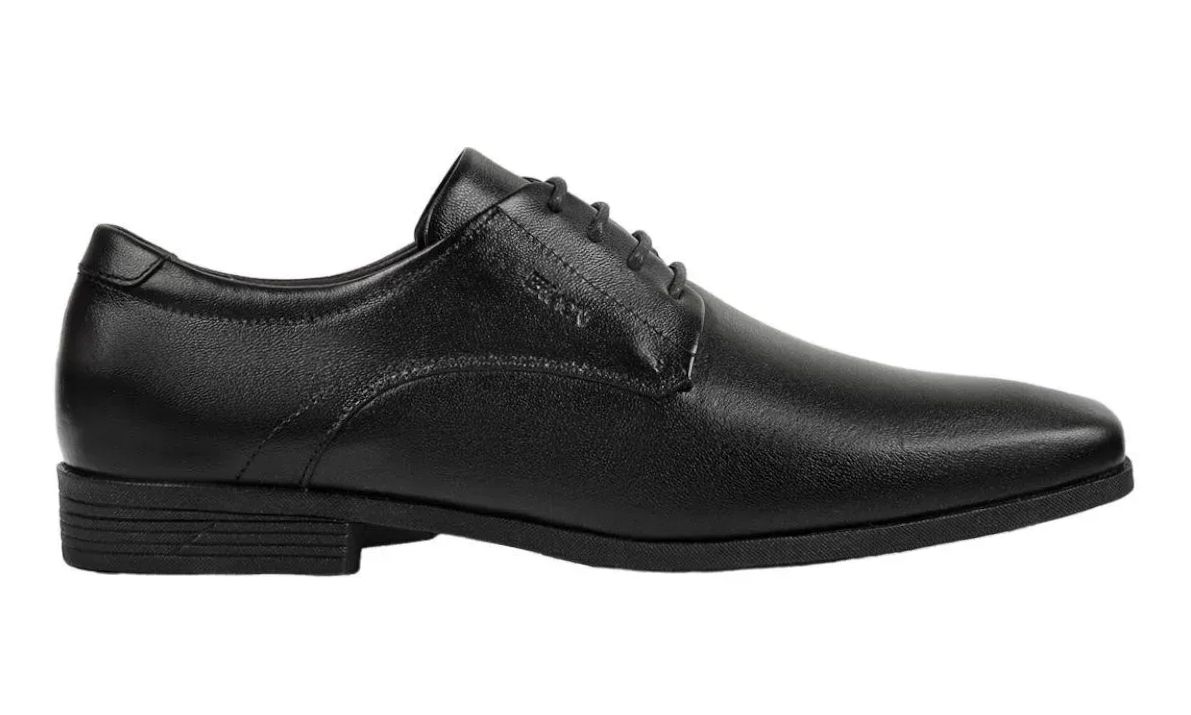 SAPATO MASCULINO DE COURO C/SOLADO DE BO