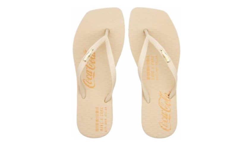 CHINELO COCA COLA SQUARE ALBI FEMININO O