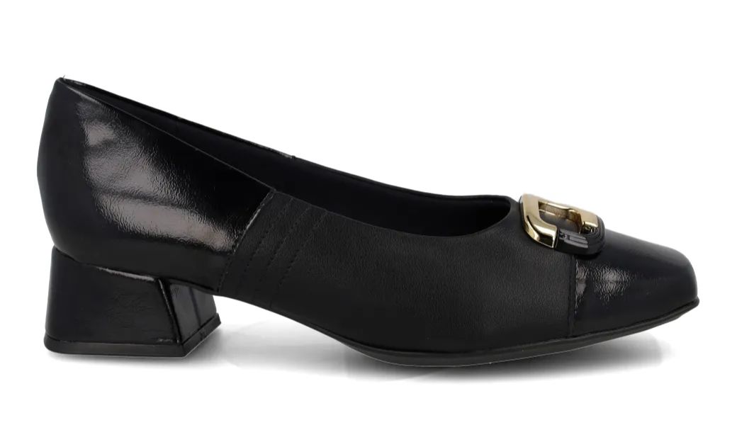 SAPATO 160105 VNZ AMA PTO/NAP STR SOF PT