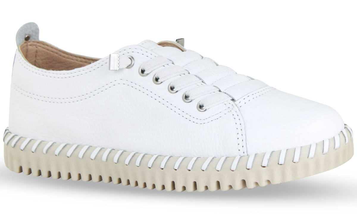 374102 TENIS COURO BURNISH OFF WHITE 25 