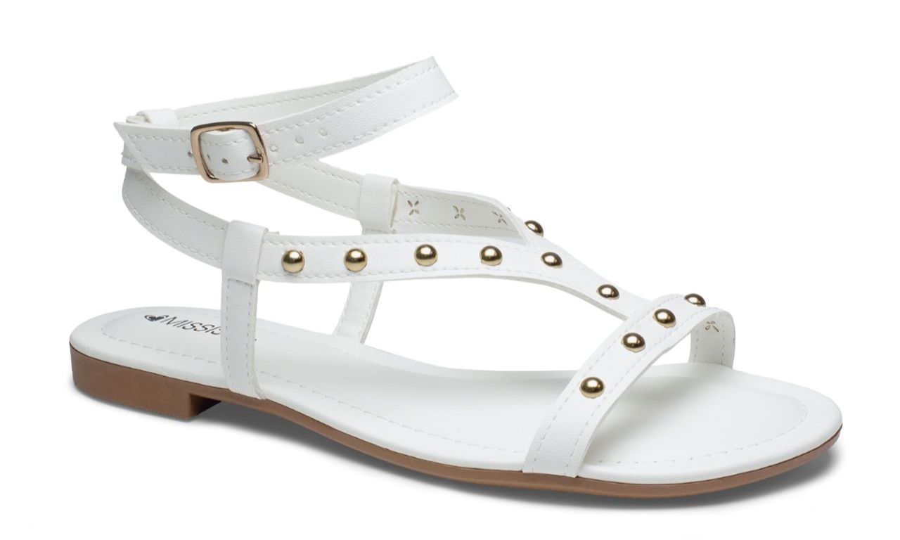 SANDALIA MISSISSIPI BERTINI NEW WHITE 12