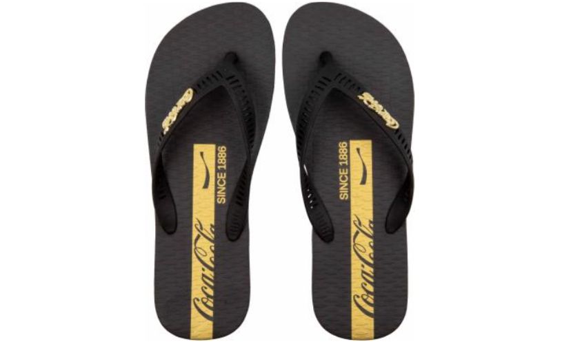 CHINELO COCA COLA GOLD TRACE PRETO/PRETO
