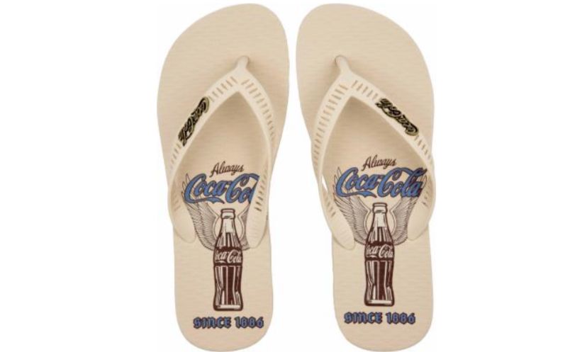 CHINELO COCA COLA CLASSIC WINGS OFF WHIT