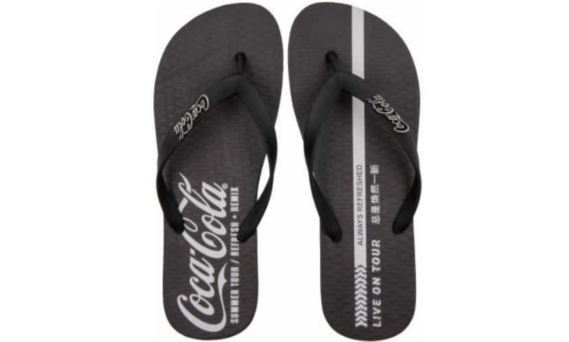 CHINELO COCA COLA EADS PRETO/PRETO 3
