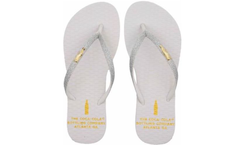 CHINELO COCA COLA IDAHO FEMININO BRANCO/