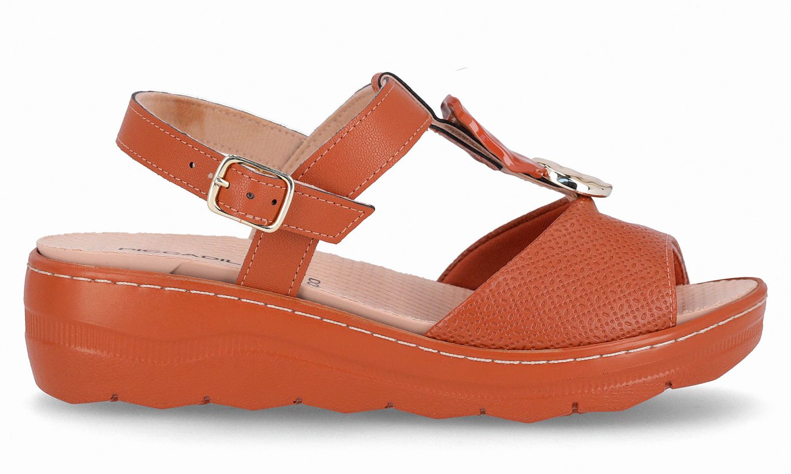 SANDALIA 568076 NAP OCRE/NAP STR SOF PON