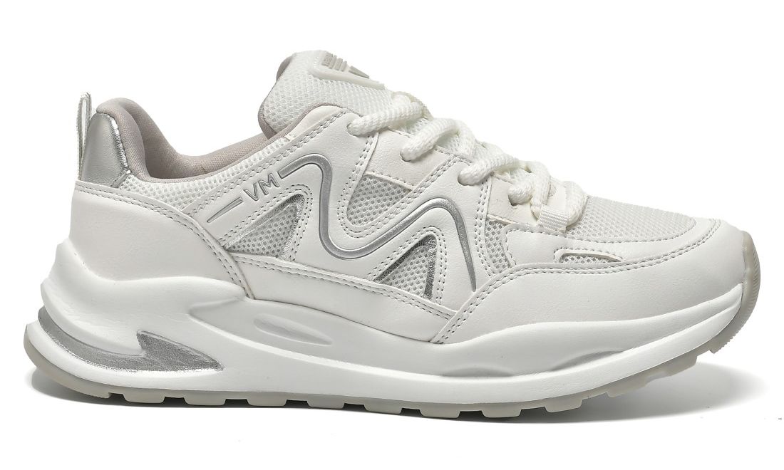 TENIS 322-001-01 EM SINTE BRANCO/BRANCO/