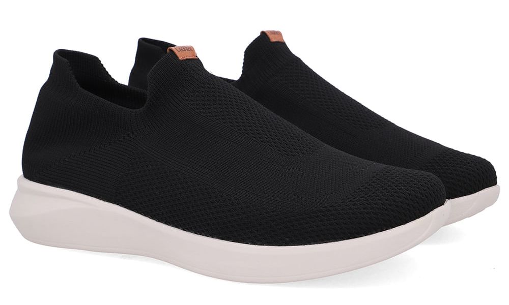 TENIS TRICOT PRETO, 