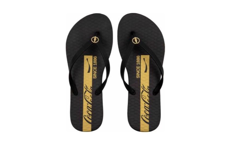 CHINELO COCA COLA GOLD TRACE FEMININO PR