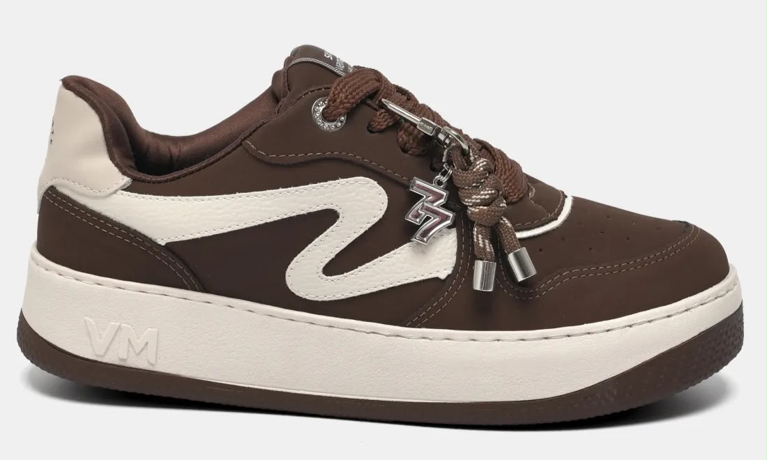 TENIS 209-014-14 EM SINTE DARK BROWN/DAR