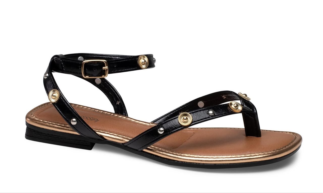 SANDALIA MISSISSIPI MABLI PRETO 122 