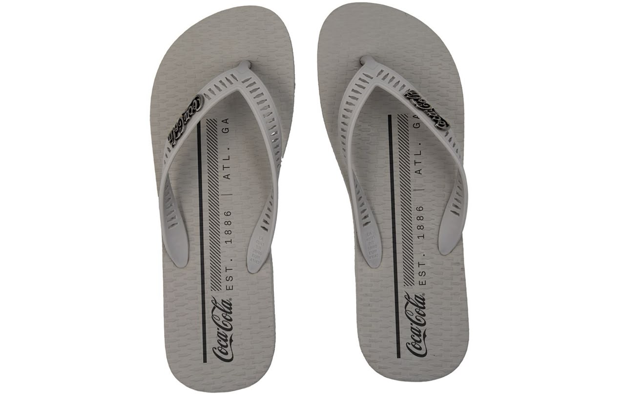 CHINELO COCA COLA ASOTIN CINZA/CINZA