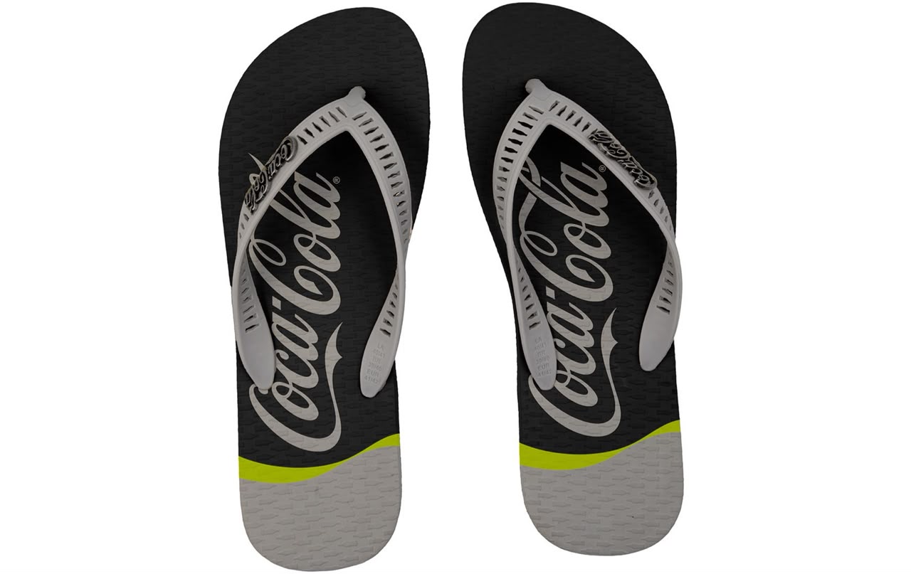 CHINELO COCA COLA CONNELL CINZA/CINZA