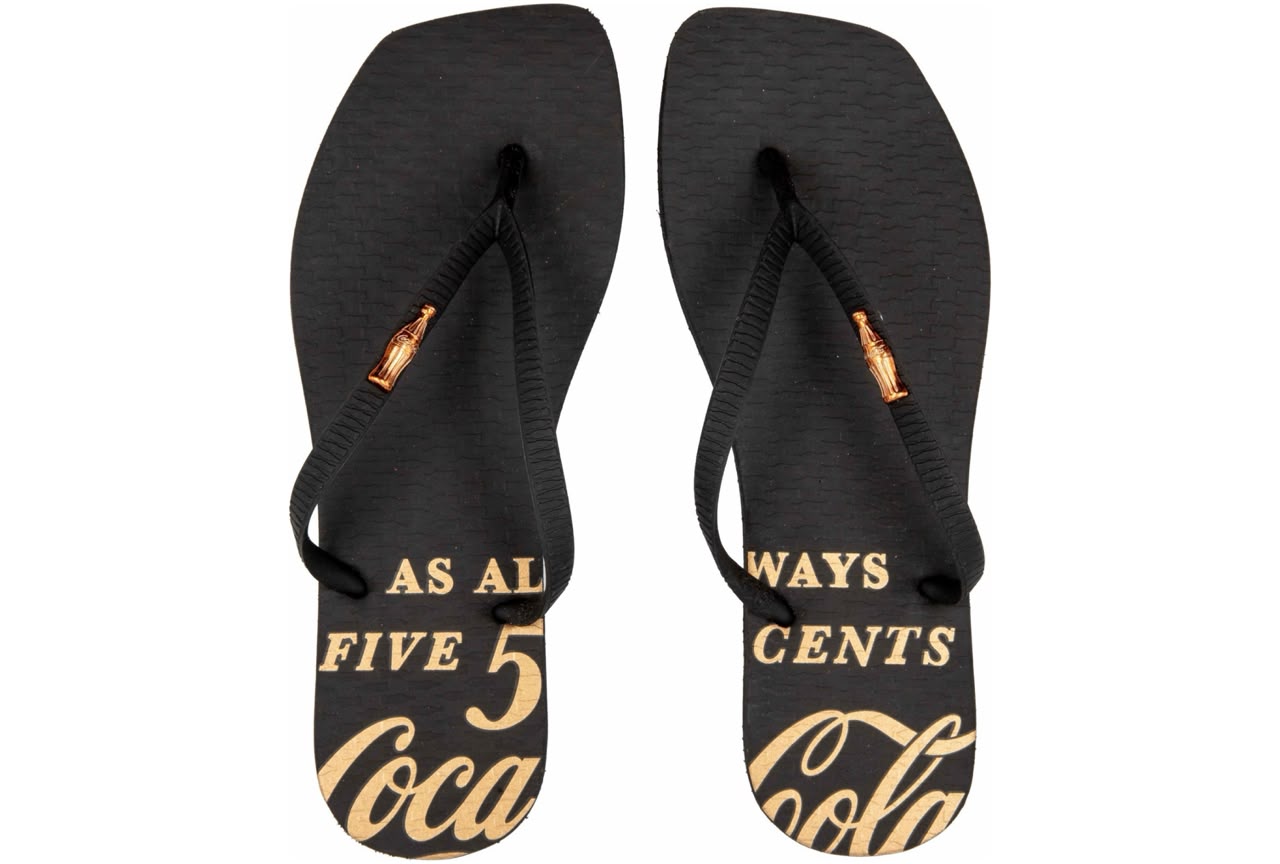 CHINELO COCA COLA SQUARE ALWAYS FEMININO