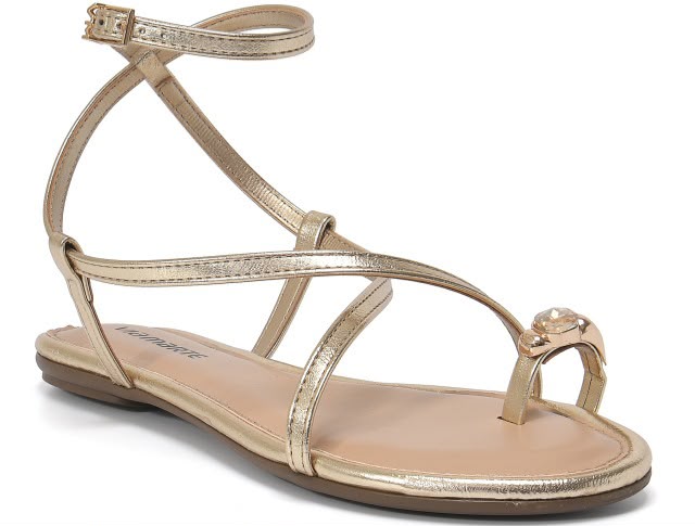 SANDALIA 331-012-02 EM SINTE GOLD